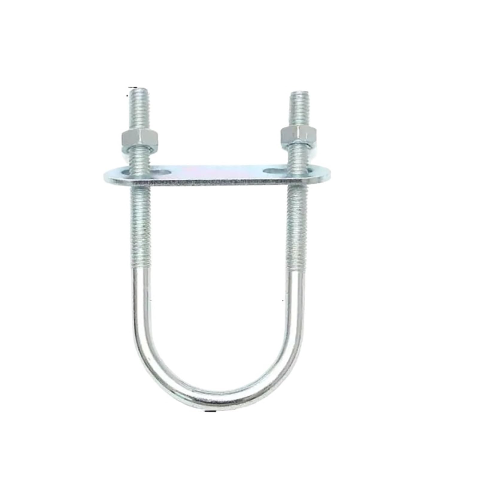 Bullone a U quadrato premium in acciaio inossidabile M6/M8/M10 - Bullone a U zincato esteso for connessioni sicure(2set M10x42x130)