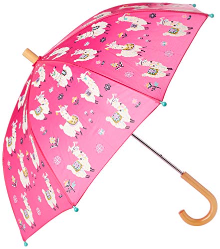 Preisvergleich Produktbild Hatley Mädchen Printed Umbrellas Regenschirm, Hübsche Alpakas, One Size