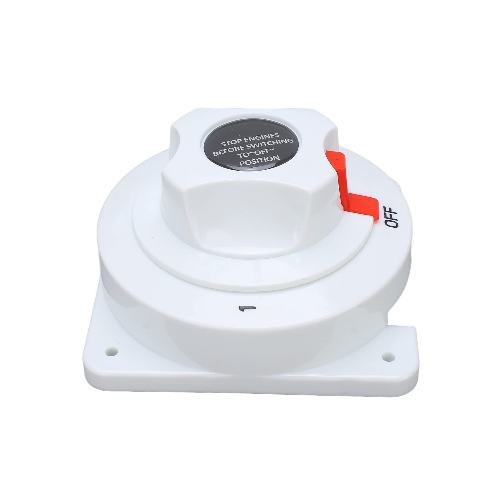 Changor Interruttore Batteria Ad Alta conduttività 12V 32V Doppia Disconnessione per Yacht Marini Perno da 3/8 Pollici in Rame Stagnato Durevole