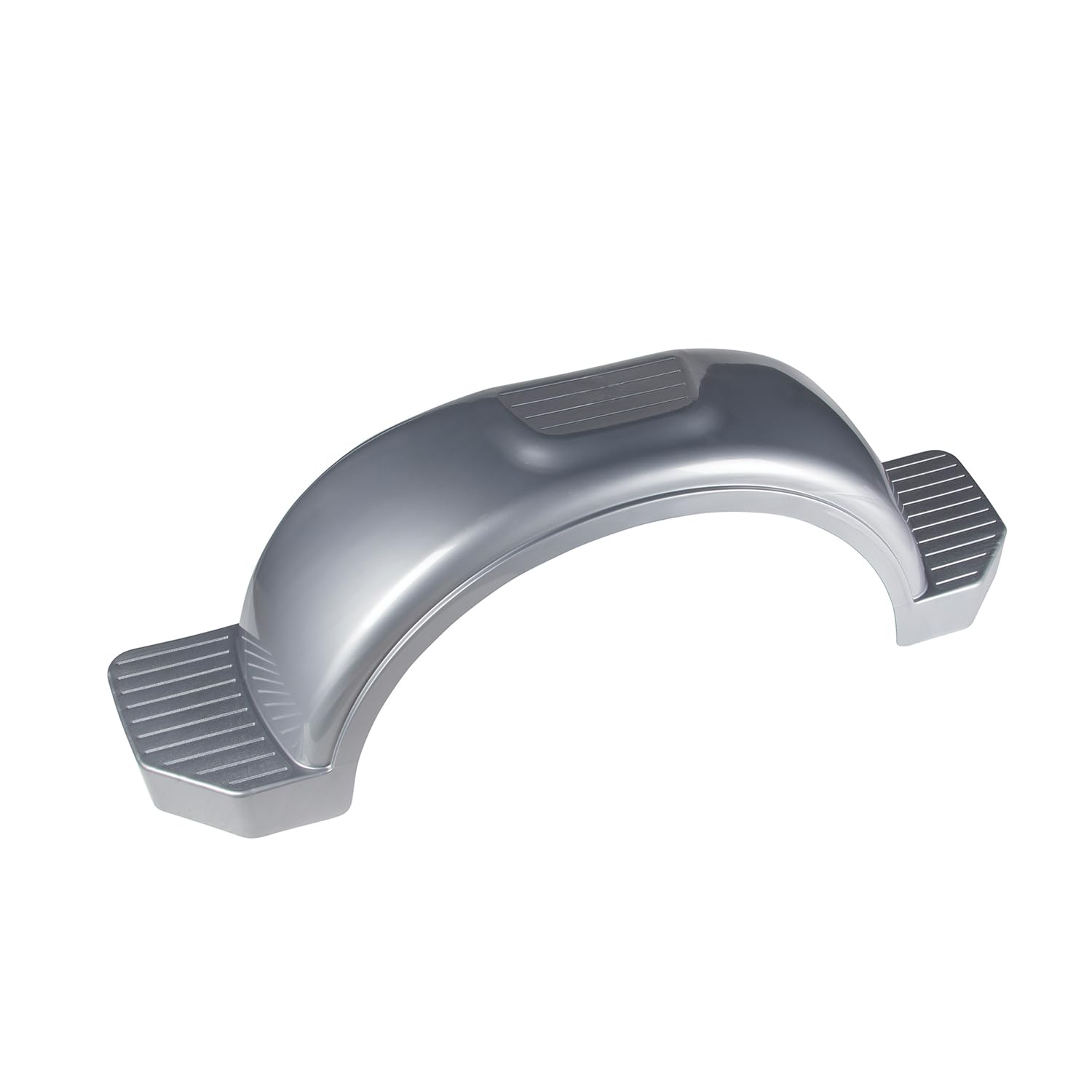 Fulton Plastic Trailer Fender, 15-Inch Tire Size, Silver