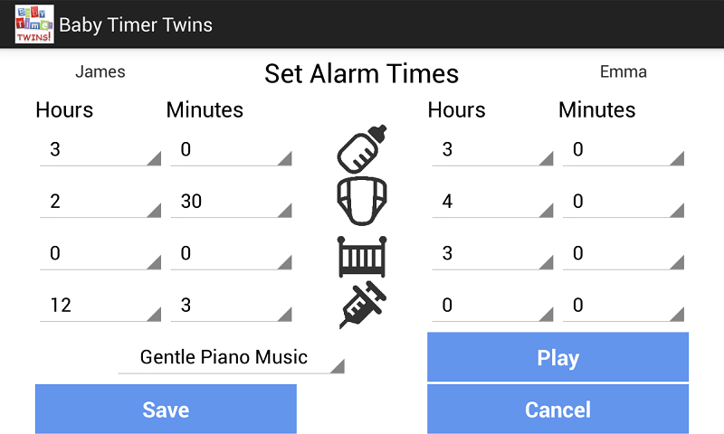 Newborn Baby Timer - TWINS!:Amazon.com:Appstore for Android