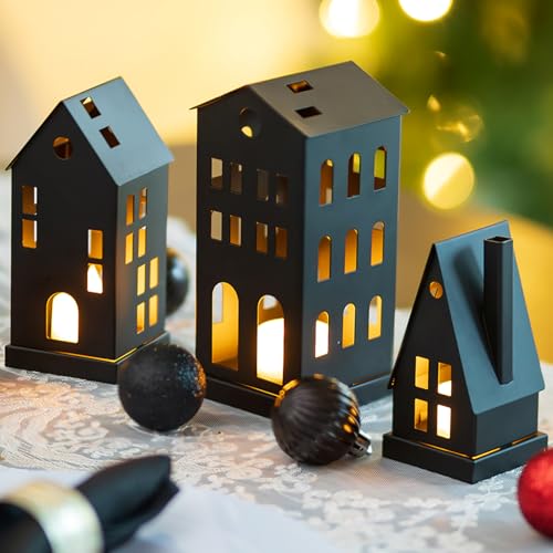 Sziqiqi Halloween Laterne Lichthaus Weihnachten: Klein Teelicht...