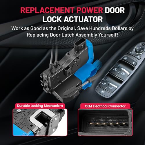 Image of SYERAL Door Latch Lock Actuator FL Front Left Driver Side Latch Motor Compatible with Hyundai Veloster 2012-2017 Replaces 81310-2V000