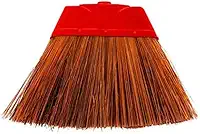 Vassoura Piaçava Especial 30cm Sem Cabo Limpeza Pesada para Áreas Externas Resistente e Eficiente para Calçada Pátios e Jardins