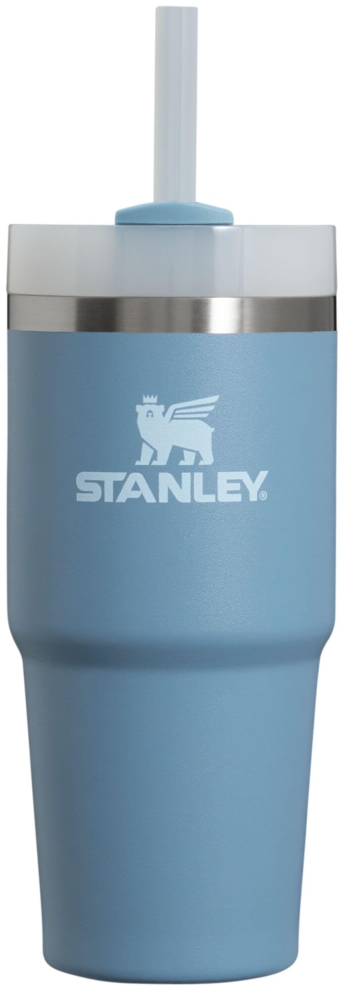 Stanley Quencher H2.0 Tumbler with Straw 14 oz | Twist On 3-Way Lid | Cupholder Compatible for Travel | Insulated Stainless Steel Cup | BPA-Free | Indigo