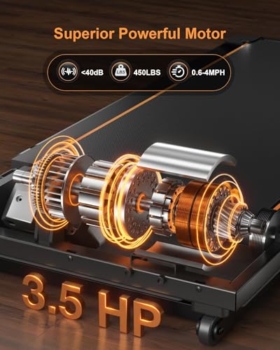 Motorized Folding Treadmill with Incline