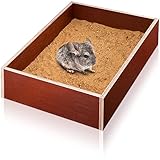 Elmato 12832 Buddelkiste Buddelbox Badehaus für Sandbad, wasserbeständig, 35x25x8cm