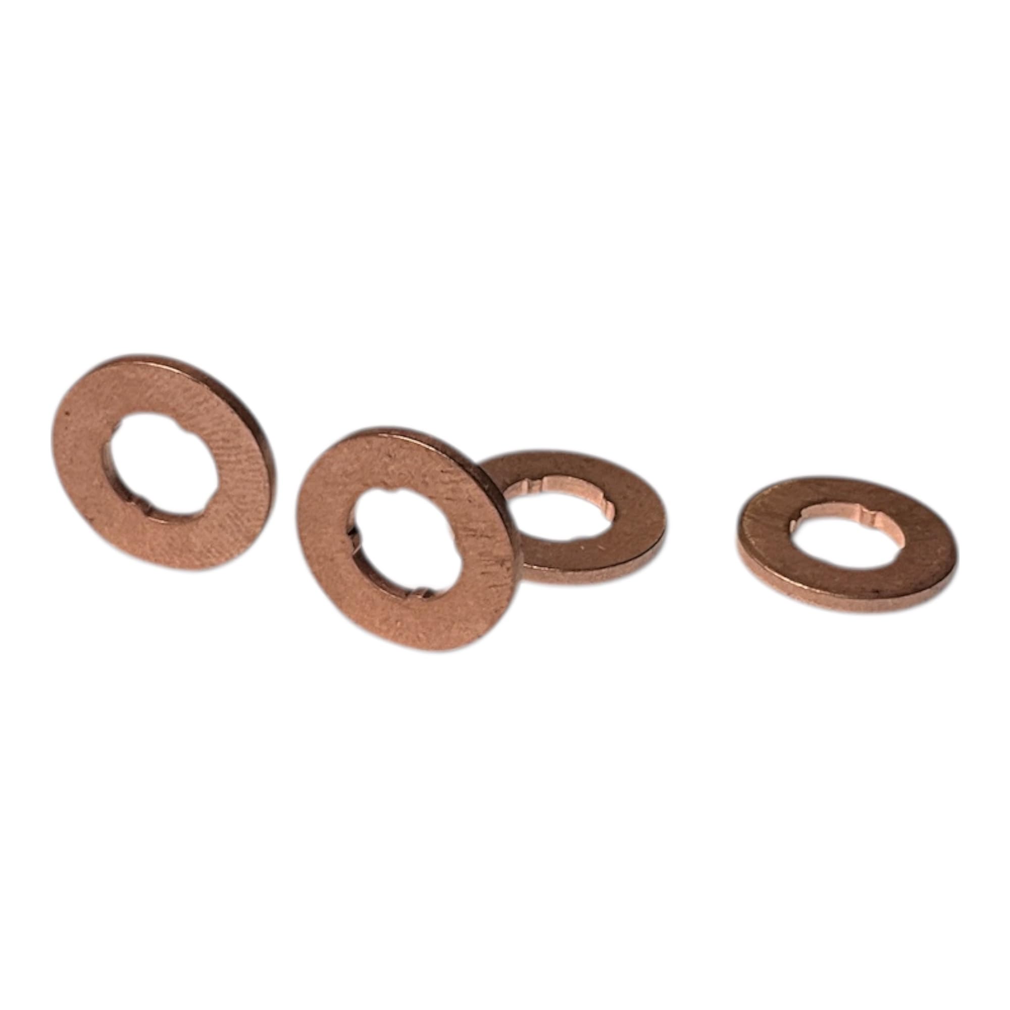 BMW Orignal anillo obturador OEM 13532247156 para Serie 1, 2, 3, 4, 5, 6, 7, 8, X1, X2, X3, X4, X5, X6, X7 Modelos compatibles: E81, E82, E87, E88, F20, F21, F40, F22, F23, F44, F45, F46,(4 UNIDADES)