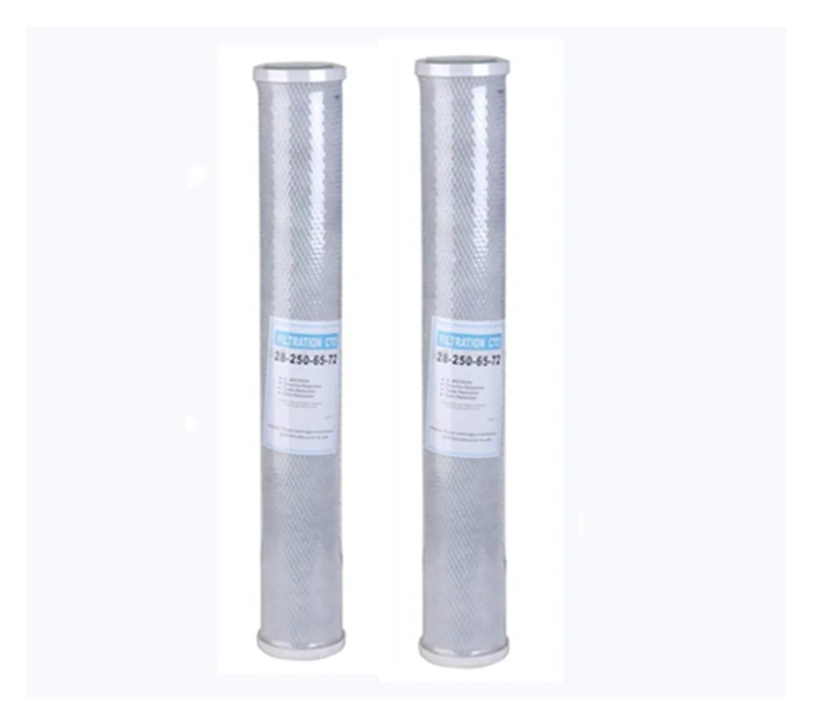 2 Uds 20 "filtro De Agua 20 Pulgadas Cto Bloque Filtro De Carbono Purificador De Agua