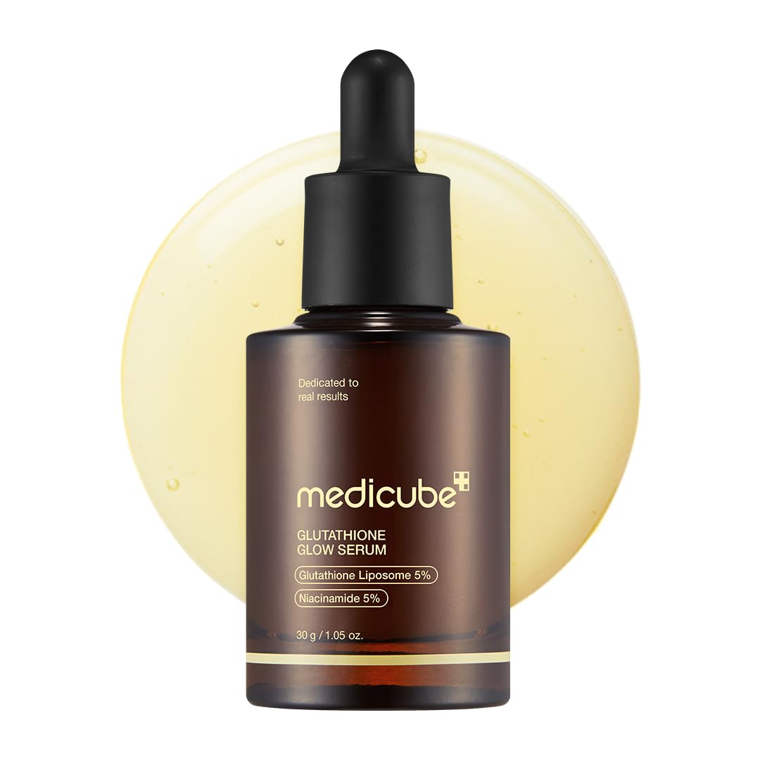 Medicube Glutathione Grow Ampoule, 1.2 fl oz (32 ml), Glutathione Purity, 99.4% Purity, Skin Care, Shiratama, Glutathione Beauty Essence, Korean Cosmetics