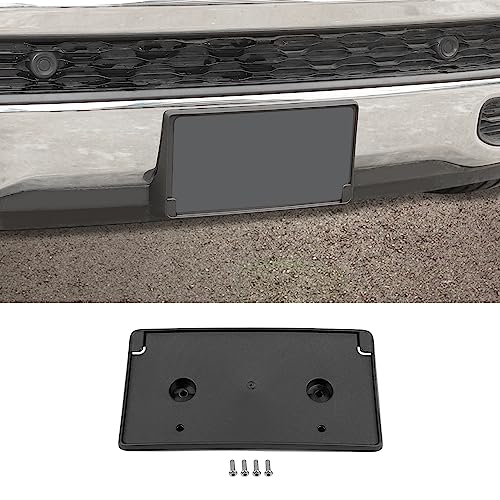 Voodonala for Dodge RAM 1500 2018-2024 Front Plate License Bracket Front License Hanging Kits Compatible with Dodge RAM 1500 2018-2024 (DT Bumper,Except Rebal TRX),68274215AE
