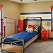 JC-ATHLETICS Gymnastics Bar for Kids Girls Ages 3-15 with Ring and Mat for Home Indoor Training Equipment- Steady Steel Construction, Anti-Slip, Easy to Assemble, 3' to 5' Adjustable Height