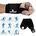 Multi-Functional Wrist Brace Design Carpal Tunnel Fitted Right or Left Thumb Stabilizer Support for Volleyball Tennis Weightlifting, Bowling Accessories Wrist Compression (One Size Fits Most)band