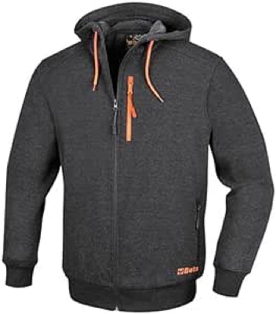 Beta Sudadera Hombre 7600g/m, Gris, M, Gris, M