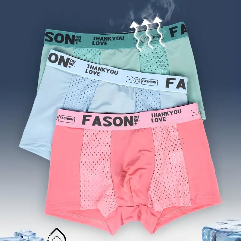 6Pcs Men's Mesh Briefs, Cool Hollow Breathable Trousers, Stretchy Sports Briefs3