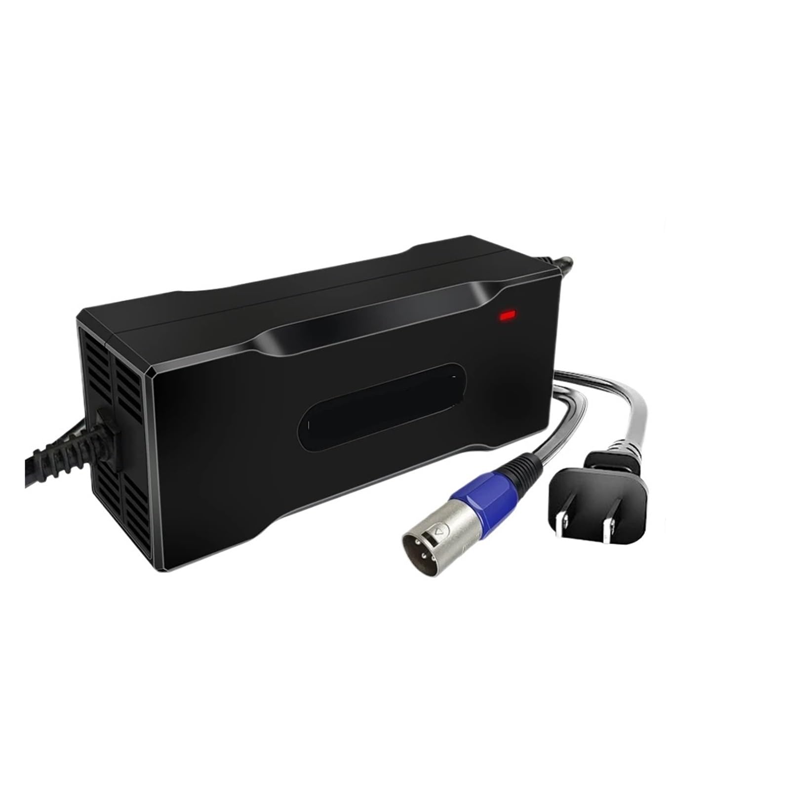 Cargador de baterías de plomo-ácido Cargador de baterías de litio de 67,2 V 2 A, carga rápida for baterías de litio de 60 V, adaptador de corriente universal con ventilador de refrigeración(C13,A.U)