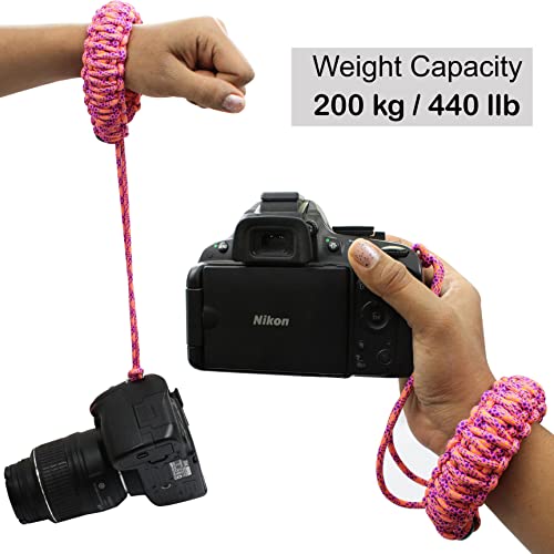 Image of Paracord Wrist | Camera Strap for Robust Hand Grip To Hold All DSLR Camera | Heavy gear | Binocular DCobra