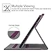 Fintie Case for Samsung Galaxy Tab S3 9.7, [Corner Protection] Multi-Angle Viewing Stand Cover Pocket with S Pen Protective Holder Auto Sleep/Wake for Tab S3 9.7(SM-T820/T825/T827), Purple
