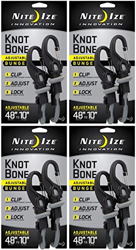 Nite Ize KnotBone Adjustable Bungee #9 (4-Pack)