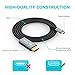 USB-C to DisplayPort Cable 4K&60Hz, ITANDA Thunderbolt 3 to DisplayPort Cable Compatible for MacBook Pro 2018/2017, iPad Pro/MacBook Air 2018, XPS 15, Surface Book 2 and More-Gray, 6FT/1.8m