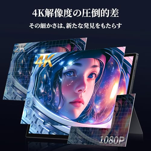 undefined HAILESI モバイルモニター 15インチ 4K 3240*2160 タッチペン対応 4096レベル筆圧 3:2画面比 ペン付き 磁気収納 タッチパネル 高輝度450nits IPSパネル DCI-P3広色域 HDR 自立型 モバイルディスプレイ ポータブルモニター USB/Type-C/mini HDMI/PS5/XBOX/Switch/PC/Macなど対応 イラスト制作 お絵描き 初心者最適 の商品画像 1