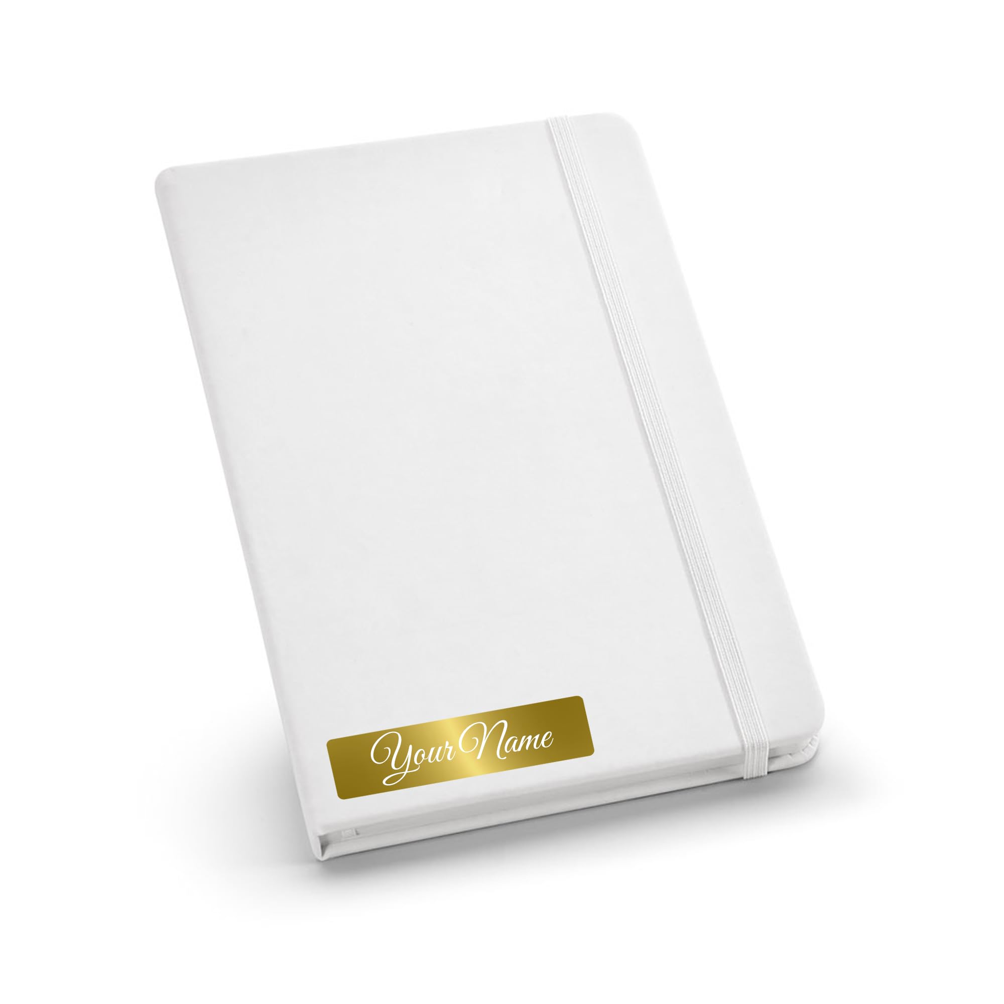 CORPORATE PORIUM Customised Name Print A5 Notebook, Card Pocket, Backcase For Mobile Pocket | Office Diary For Men & Women | Executive Diary | Personalised Diary, 160 Pages (A5 Notebook Plain, White) (B0DG41ZZW6) Amazon Price History, Amazon Price Tracker