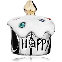 LSxAB 13 16 18 21 30 40 50 60 Heart Charms fits Pandora Bracelets for Women Come-of-age Birthday Number Charm for Bracelet Necklace Pendant for Women