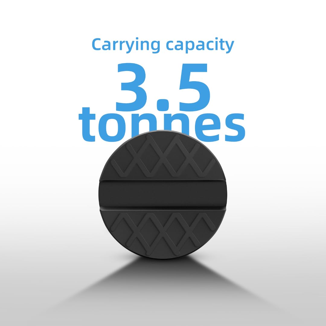 Tamponi In Gomma Per Cric Auto HTBAKOI - 2 Pezzi, 65x35 Mm, Compatibili Con Martinetti - Foto 6