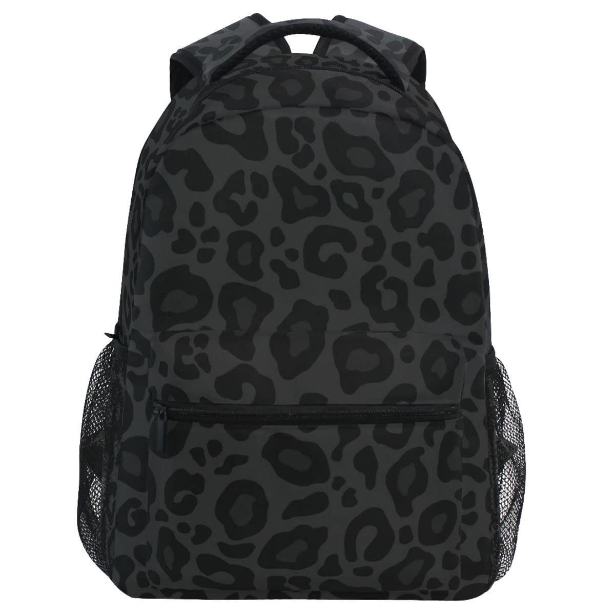 Wamika Cheetah Backpack for Girls Boys Black Leopard Kids Backpacks Ages 6-14 Animal Primary Elementary Middle School Bookbag Daypack Teens Bag