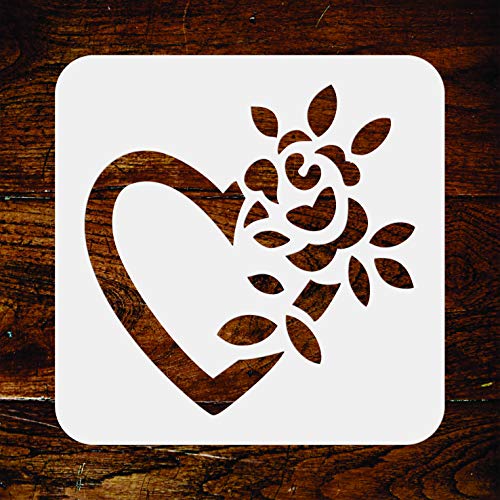 Stencil a forma di cuore per San Valentino, 7,5 x