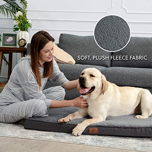 Bedsure-Large-Dog-Bed-Washable-Orthopedic-Dog-Bed-and-Mattress-Mat-for-Dog-Crate-with-Removable-Plush-Sherpa-Cover-Gifts-for-Dog-Grey-915x686x76cm