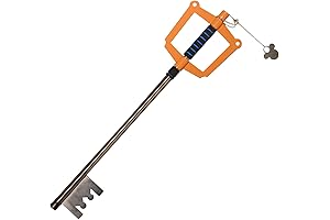 Carbon Steel Spirit Halloween Keyblade - Sora's KingdomHearts Replica Key Real Steel...