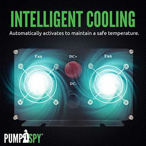 Pumpspy 2000W Primary Safe Back Up System For Emergency And Power Outage, Superior Home Silent Sump Pump Backup Power Supply With Intelligent Cooling #TOP6