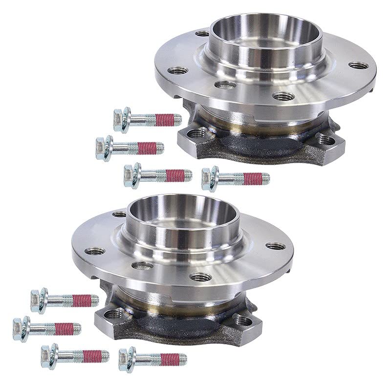 ATEC Germany 2x Juego de cojinetes de cubo de rueda delantero, compatible con BMW Serie 5 (E60), 5 Touring (E61), 6 (E63), 6 Convertible (E64)