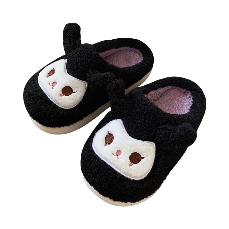 Fuzzy Slippers Women Clown Slippers Fluffy Kawaii House Slippers Cute Slippers for Women Bunny Slippers