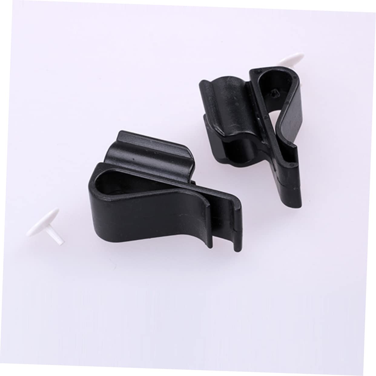 Support de Putter Noir en PP, Lot de 2 Clips pour Golf, Pince de Club Sécurisée, Se Fixe Facilement Paquet, Accessoire de Golf Pratique