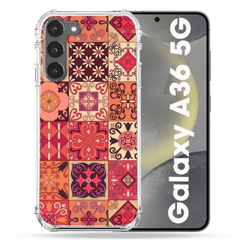 Coque Samsung Galaxy A36 5G Cokitec antichoc et housse de protection rouge