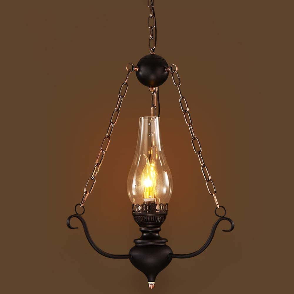 Lustre à base réglable E27 en fer pour corriger un éclairage de cuisine trop sombre