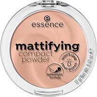 essence cosmetics mattifying compact powder,Puder,Nr. 04 perfect beige,nude,für Mischhaut/unreine Haut,mattierend,matt,vegan,Nanopartikel frei,entspricht unserem CLEAN BEAUTY Standard (12g)