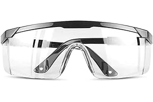 SUNNYPRO Splash Proof Safety Glasses: Wrap-Around Safety with UV Protection