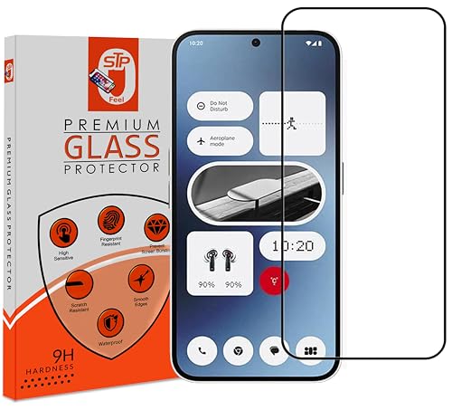 Image of Premium Tempered Glass Screen Protector Compatible for Nothing Phone 2A 5G / Nothing Phone 2 5G (6.7 Inch, Pack of 1) | Edge to Edge Coverage Full Protection With installation kit