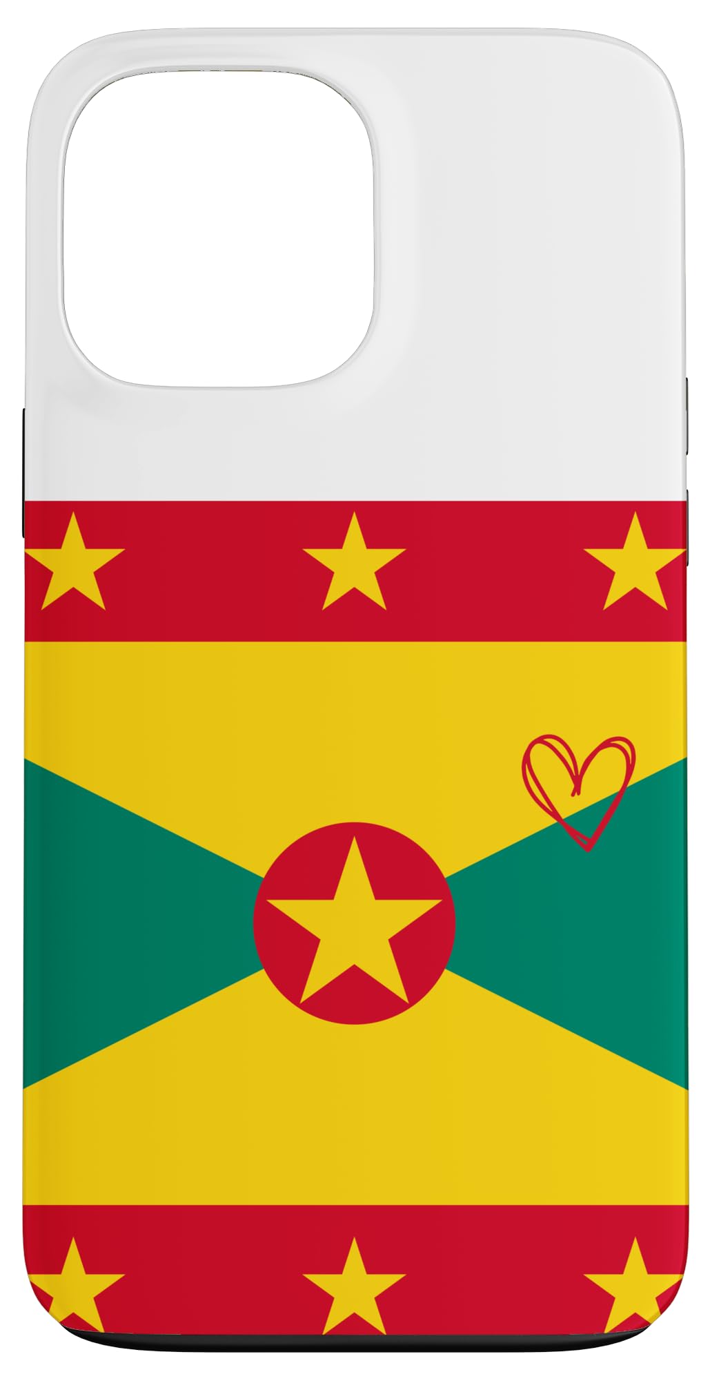 Grenada Flag Grenadian Heart Proud Heritage National Day Case for iPhone 13 Pro Max