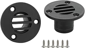 KUMGROT 2 Pack Nylon Boat Deck Drain - 53x25mm, Marine Grade, For Yacht Kayak Floor Drainage With Screws - View #11