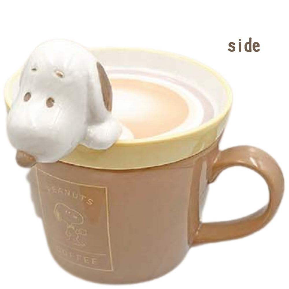 Amazon.co.jp: マリモクラフト SNOOPY ラテアートマグ ブラウン