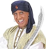 WIDMANN 4512M - Turban mit Edelstein vorne, in Einheitsgröße