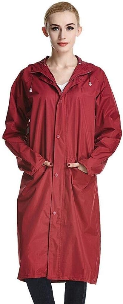 poncho da pioggia per l'escursionismo maschile