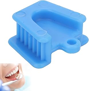Dental Mouth Prop, Eco‑friendly and 3 Sizes Of Dental Bite Block Easy To Store and Carry Dental Bite Block for Dental Clinics for Dental Hospitals(Blue M code)