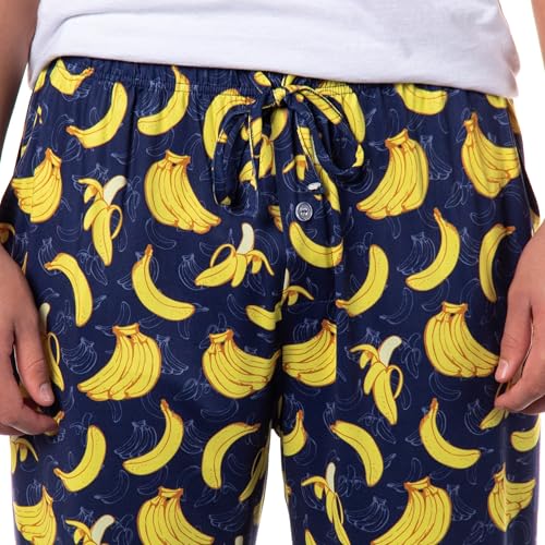 INTIMO PJammy Men's Going Bananas Tossed Print Sleep Pajama Pants For Adults3