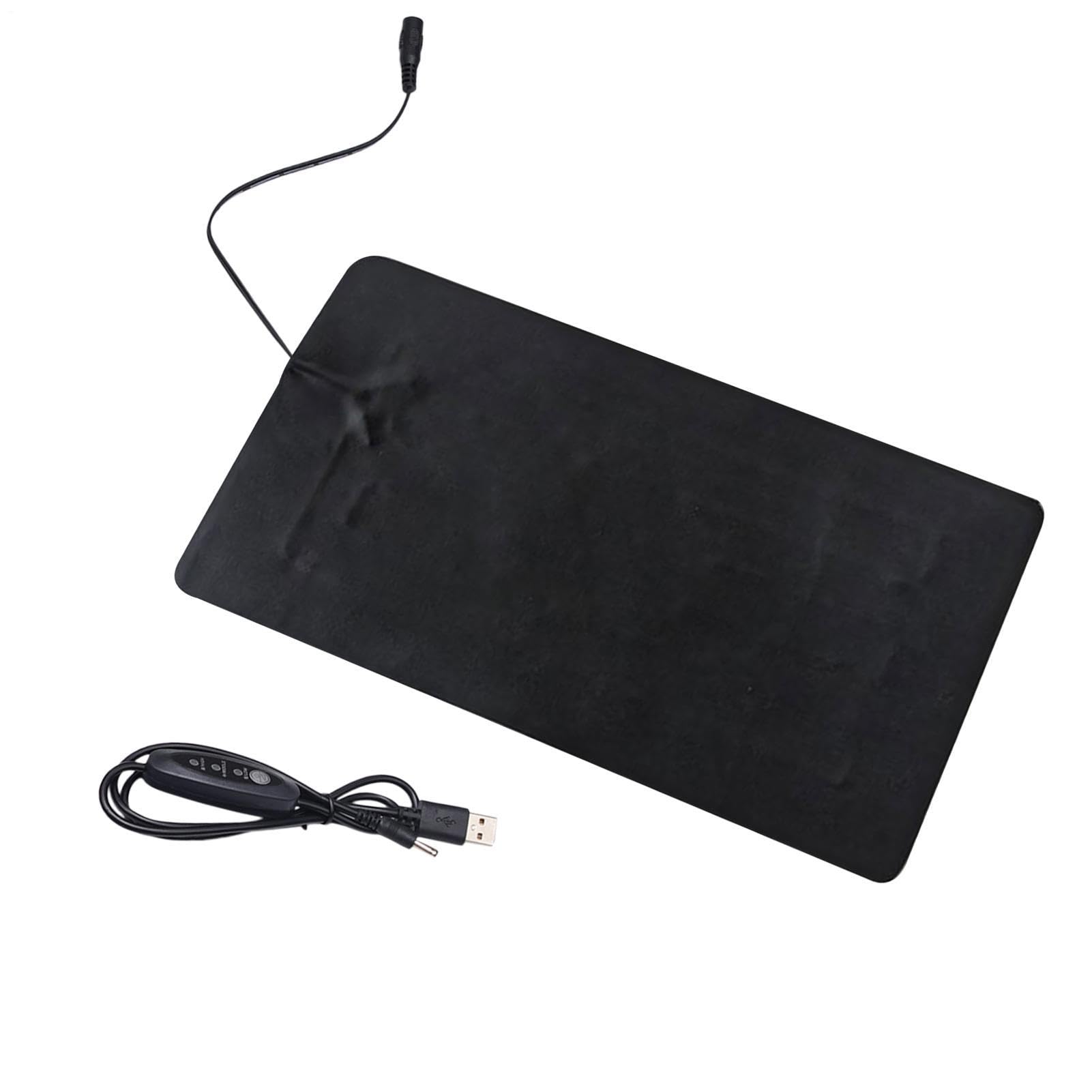 Seedling Heat Mat with Thermostat, USB Powered Plant Heating Pad Reptile Heat Mat for Indoor Gardening, Hydroponic, Winter Propagation