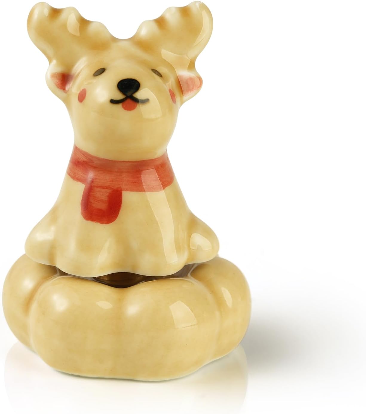 Christmas Stocking Stuffers Gift for Kids Grandkids, Christmas Reindeer Ceramic Spinner Party Favors Funny Stress Relief Table Toy Festive Xmas Decor